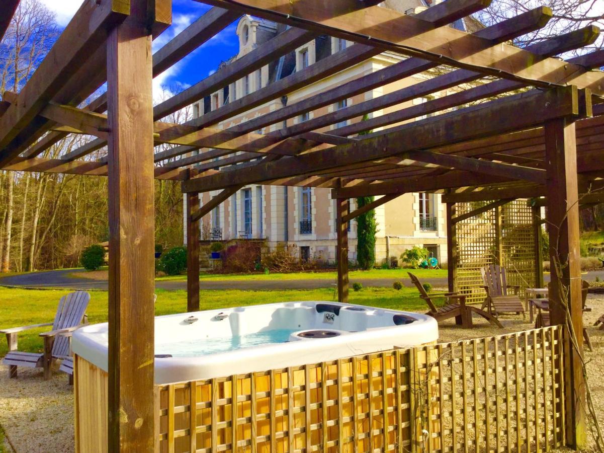 Chateau Des Essards Avec Piscine Et Jacuzzi Langeais Zewnętrze zdjęcie